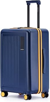 Check-in Suitcase|64cm|65L|German Makrolon Polycarbonate Hardshell|TSA-Approved Lock| 8 Silent Ninja Wheels|YKK Zippers|For 7-14 Day Trips|Mokobara Transit Luggage|Blue(We Meet Again Sunray 2.0) on Amazon.ae - Price Tracker