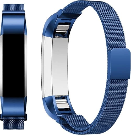 eWINNER Smart Watches Band Strong Magnetic Closure Milanese Strap Premium Stainless Steel Wrist Strap Compatible with Fitbit Alta/Alta HR Tracker Replacement Bands for Women/Men on Amazon.ae - Price Tracker