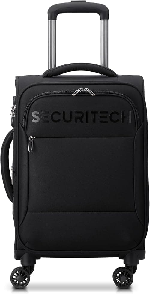 Securitech Vanguard 55 4DW Expandble Cabin Trolley Bag Black on Amazon - Best Deal Finder