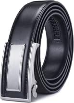 Men’s Belt Beltox Ratchet Dress Leather Buckle Belt Black Brown Blue 1 3/8” Gift Box - Best Deal Finder
