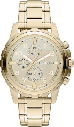 Fossil Men's Dean Stainless Steel Quartz Dress Chronograph Watch - Amazon.ae Price Tracker
