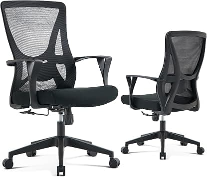 Office Chair Ergonomic Home Office Chair Computer Desk Chairs with Lumbar Support Breathable Mesh Executive Swivel Chair on Amazon.ae - Price Tracker
