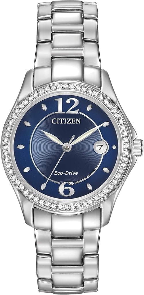 Citizen Ladies' Classic Silhouette Crystal Eco-Drive Watch, 3-Hand Date, Luminous Hands on Amazon.ae - Price Tracker