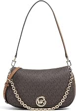 Michael Kors Womens MD CHAIN CONV SHLDR MD CHAIN CONV SHLDR - Best Deal Finder