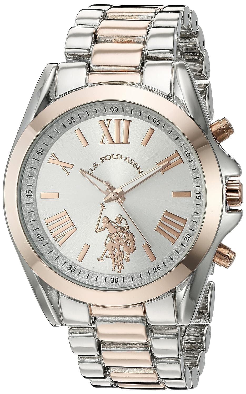 U.S. Polo Assn. Womens Quartz Watch, Analog Display and Stainless Steel Strap USC40118 on Amazon.ae - Price Tracker