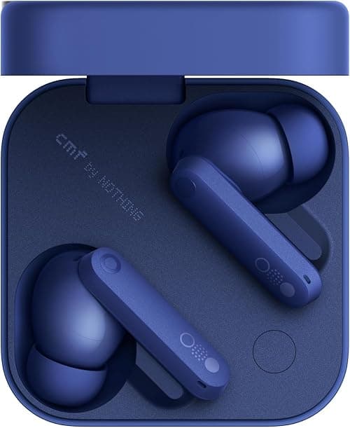 CMF by Nothing Buds Pro 2 Bluetooth Earbuds, ChatGPT Integrated, Clear Voice Technology 2.0, 50 dB Smart ANC, Upto 11 hrs of Non-Stop Music, Spatial Audio Effect, IP55, Blue, MENA Version on Amazon - Best Deal Finder