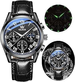 OLEVS Men's Casual Fashion Waterproof Gold Stainless Steel Band Quartz Gold Watches Gifts for Men - Amazon.ae Price Tracker