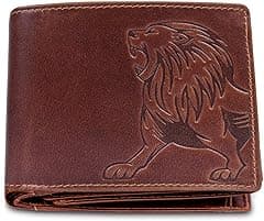 Urban Forest Leo Leather Wallet for Men, Caramel Brown, 11 cm (W) x 13 cm (H) x 2.5 cm (D), RFID - Amazon.ae Price Tracker