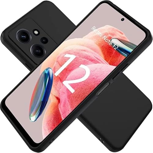 Soft Matte Back Cover for Redmi Mi Note 12 4G [Matte Soft Silicon Flexible] Camera Bump Protection All Side Shock Proof Rubberised Back Case Cover for Redmi Mi Note 12 4G (Black) on Amazon.ae - Price Tracker
