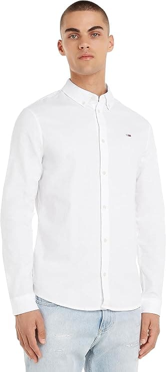 Tommy Hilfiger Men's TJM SLIM STRETCH OXFORD SHIRT T-Shirt on Amazon.ae - Price Tracker