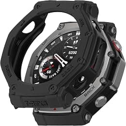 For Amazfit T-Rex 3 Case, Shockproof TPU Shell with Scratch-Resistant Surface, Durable Rugged Case for Amazfit T-Rex 3 Smartwatch, Black - متتبع أسعار Amazon.sa