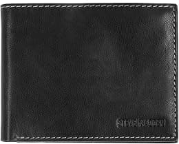 Steve Madden mens Leather Rfid Wallet Extra Capacity Attached Flip Pocket Wallet - Best Deal Finder