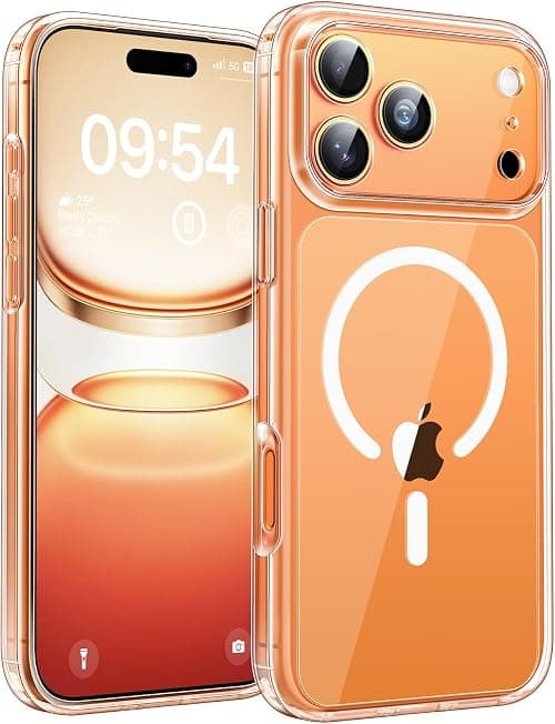 TOCOL for iPhone 17 Pro Max Case, Compatible with MagSafe, Clear on Amazon.ae - Price Tracker
