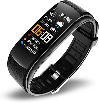 KASTWAVE Fitness Tracker Watch for Men Women Kids, Smart Watch with Sleek Activity Tracker Health Watch, Smart Notifications, Waterproof, Step Counter, Heart Rate Monitor, Blood Pressure Watch - Best Deal Finder