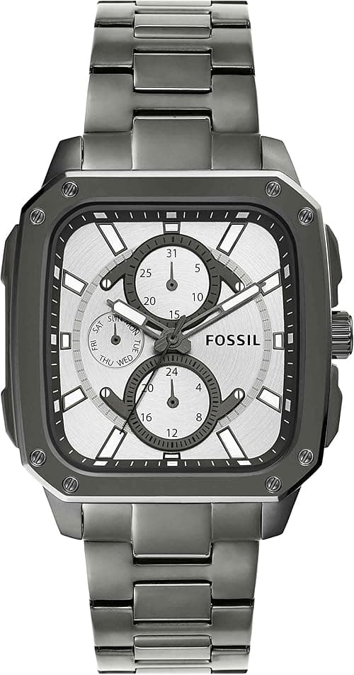Fossil Analog Silver Dial Men's Watch-BQ2657, Grey, Classic on Amazon.ae - Price Tracker