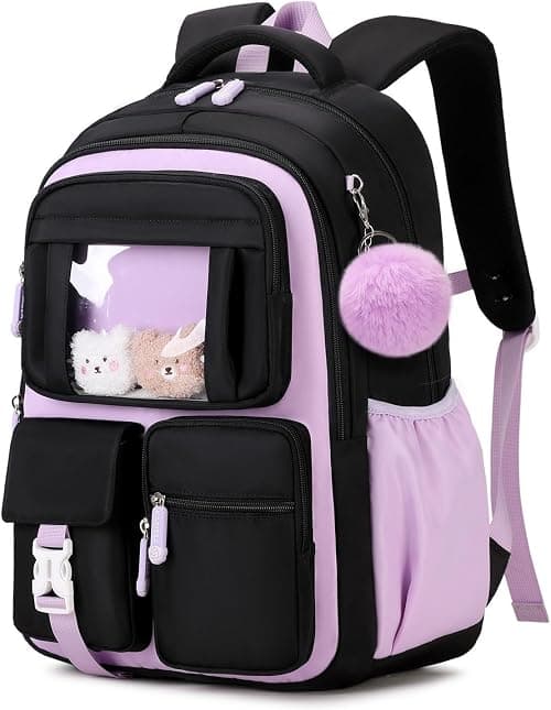 PIG PIG GIRL Kids Backpack for Girls School Bags for Middle School Students Book Bag for Elementary Primary School على Amazon.ae - متتبع الأسعار