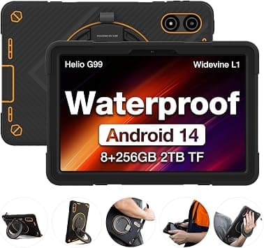 2026 Newest Android Rugged Tablet, AGM PAD P2 Active Waterproof Outdoor Tablet,16(8+8) GB +256GB, 10.95'' FHD, 50MP+8MP, Dual SIM 4G LTE/5G Hz WiFi/GPS/OTG/IP69K/Compass/Widevine L1/Helio G99 on Amazon.ae - Price Tracker