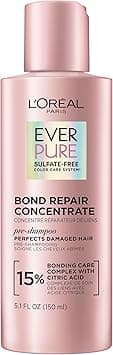 L'Oreal Paris Sulfate Free Bond Repair Pre Shampoo Treatment, Hair Repair for Colored, Bleached or Damaged Hair, EverPure, 5.1 Fl Oz on Amazon.ae - Price Tracker