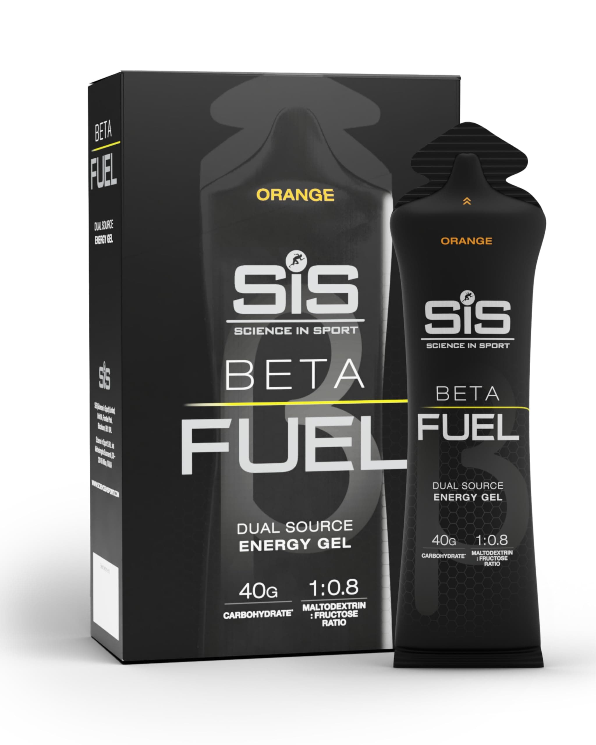 Science In Sport Beta Fuel Energy Gels | 40g Carbohydrates | 1:0.8 Maltodextrin:Fructose Ratio | Easily Digestible | Gluten Free | No Water Needed | Running Gels | Orange Flavour | 6 Pack on Amazon.ae - Price Tracker