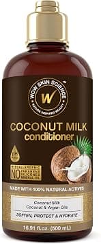 WOW Skin Science Coconut Milk Hair Conditioner for Dry Hair - Deep Conditioner for Dry Damaged Hair Sulfate Free Conditioner - Curly Hair Conditioner - Conditioner for Men & Women on Amazon.ae - Price Tracker