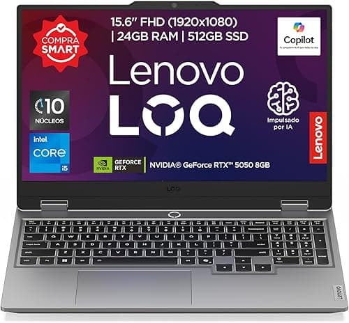 Lenovo Gaming Laptop LOQ RTX 5050|15.6" FHD Intel Core i5 |24GB RAM 512GB SSD| AI PC | NVIDIA GeForce| Backlit Keyboard, Windows 11 Home on Amazon.ae - Price Tracker