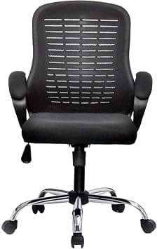 Desk Chair for Office, Home Height Adjustable Mid Back Mesh with Lumbar Support Mesh Swivel Computer Office Ergonomic Executive Chair (Medium Back, Black) on Amazon.ae - Price Tracker