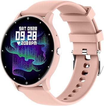 Smartwatch with Answer/Make Calls - 1.28" Smart Watch for Men Women, Ultra-thin Design, Fitness Tracker, activity tracker, Compatible with Android & iOS (Pink) on Amazon.ae - Price Tracker