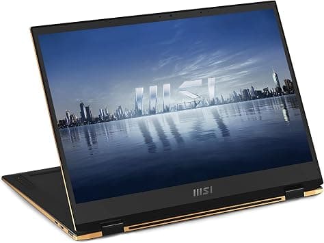 msi Summit E13 Flip Evo Business Professional Laptop: 13.4" FHD+ 1200p, Intel Core i7-1195G7, Intel Iris Xe, 16GB, 512GB SSD, Thunderbolt 4, WiFi 6E, TPM 2.0, Win10PRO, Ink Black (A11MT-223) على Amazon.ae - متتبع الأسعار
