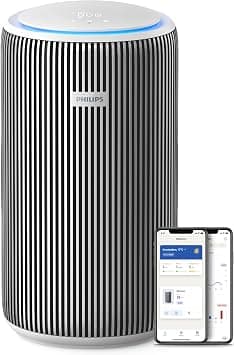 Philips Smart Air Purifier PureProtect 3200 Series - 135 m2, HEPA, Active Carbon, 5 Speeds, Sleep Mode, Child Lock, Connected to Smart Phones, Silver/White - AC3220/10 on Amazon.ae - Price Tracker