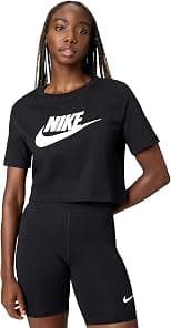 Nike Women's Nsw Essential Icon Futura Crop T-Shirt (pack of 1) - Best Deal Finder