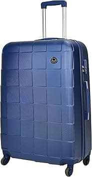 Senator Lightweight Luggage Checked Bag- Durable Hard-Shell Luggage 28 Inches Suit Case for Travel A207 | Large Hard sided Luggage with Spinner Wheels 4 (Checked Luggage 28-Inch, Navy Blue) on Amazon.ae - Price Tracker