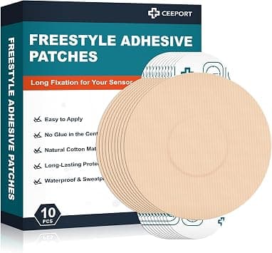 Ceeport 10 Pack Freestyle Adhesive Patches Intended for Libre 1/2/3 & Plus على Amazon.ae - متتبع الأسعار