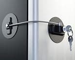 MUIN Highly Secured Refrigerator Lock with Key – Mini Refrigerator Door Lock for Children and Adults – Multi Functional Lock for Securing Fridge, Drawers and Health Products (Black) - Best Deal Finder