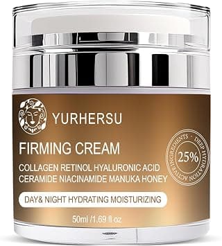 Firming Cream with Collagen, Retinol & Hyaluronic Acid, Day/Night Hydrating Moisturizer, 50ml على Amazon.ae - متتبع الأسعار