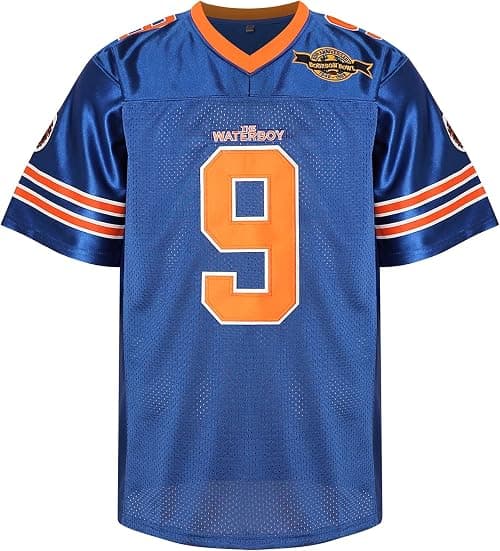 Phoneutrix Bobby Boucher #9 The Waterboy Adam Sandler Movie Mud Dogs Bourbon Bowl Football Jersey on Amazon.ae - Price Tracker