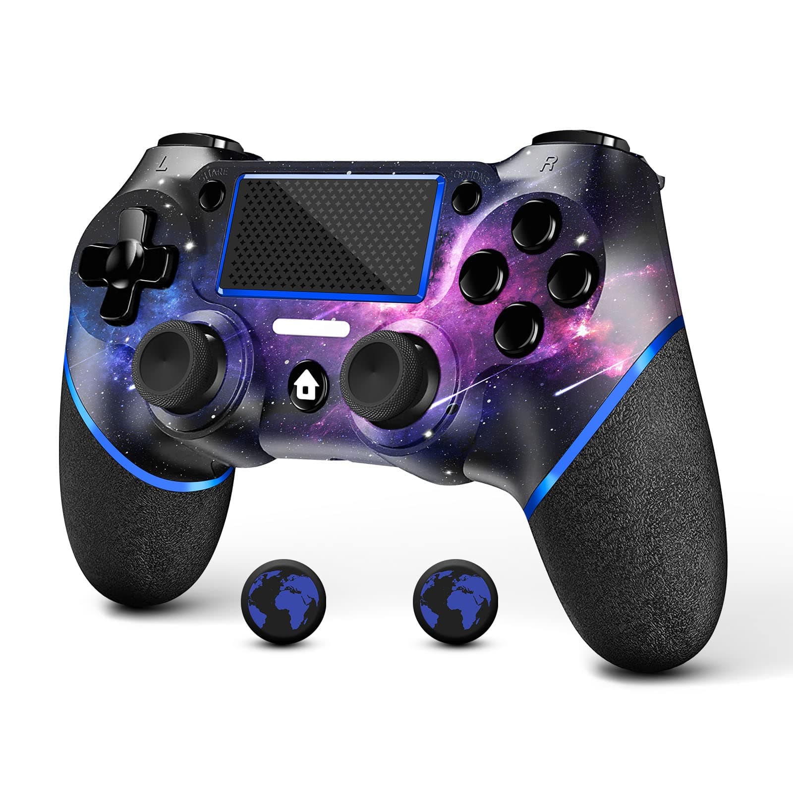 AceGamer Wireless Controller for PS4, Game Controller for Ps4 with Double Vibration,Touchpad, Stereo Headphone Jack, Six Axis Motion Control, Compatible with Ps4/Slim/Pro Console (galaxy) on Amazon.ae - Price Tracker