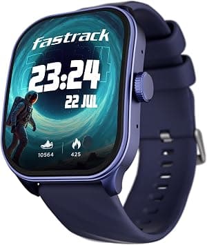 Fastrack Limitless FS2 Pro 1.96" AMOLED Smart Watch with BT Calling, AI Voice Assistant, 100+ Sports Modes, 5-Day Battery, Fast Charge, Health Tracking, – Smartwatch for Men & Women (Blue) on Amazon.ae - Price Tracker