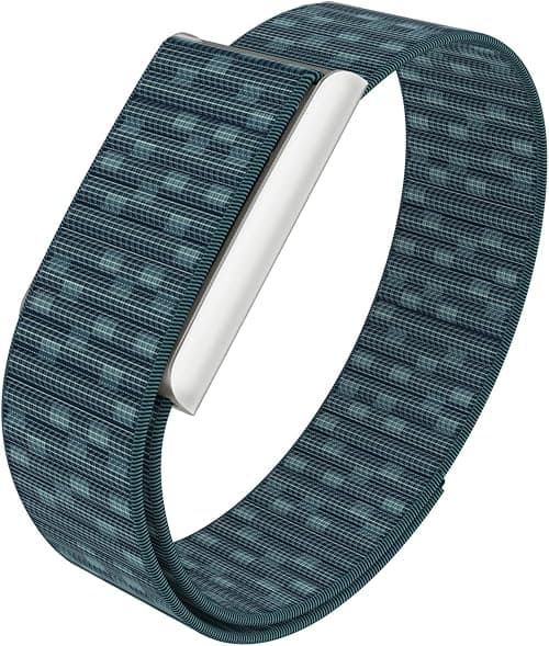 VeveXiao Nylon Loop Strap Compatible With Amazfit Helio Strap, Breathable Sports Strap Sweat Absorption Band with Metal Frame Connector for Men Women-No Tracker on Amazon.ae - Price Tracker
