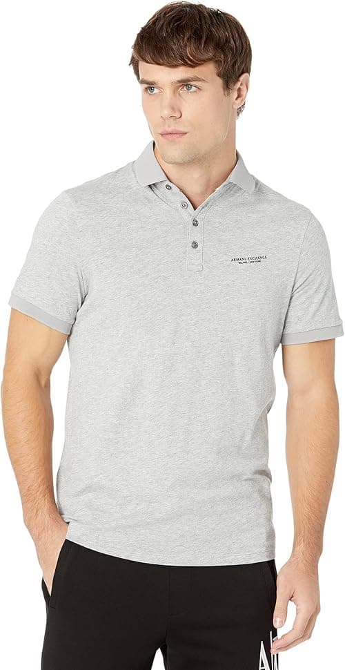 AX Armani Exchange mens Milano/NY Logo Jersey Polo Polo Shirt on Amazon.ae - Price Tracker