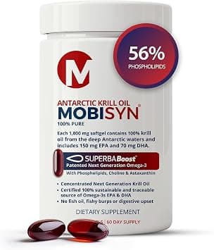 100% Pure Antarctic Krill Oil Joint Supplement Reduces Inflammation & aids in Muscle Activation & Recovery, with Choline and Astaxanthin, 1000 mg, 60-Day Supply on Amazon - Best Deal Finder