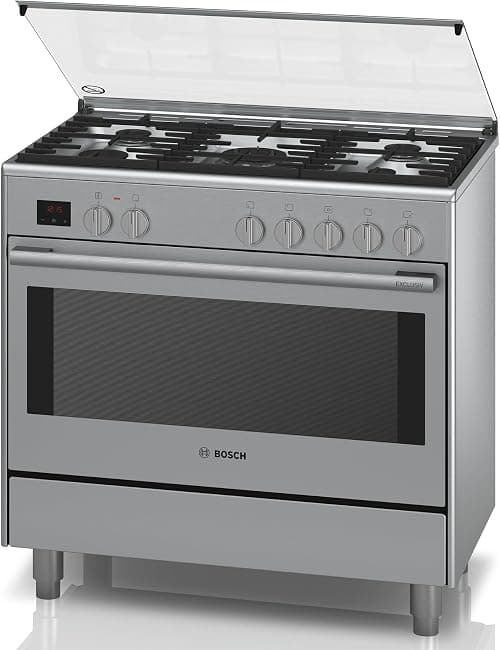 Bosch Freestanding Gas & Electric Cooker, HSB738357M, 90x60cm, 1 Year Manufacturer Warranty, German Engineering على Amazon.ae - متتبع الأسعار