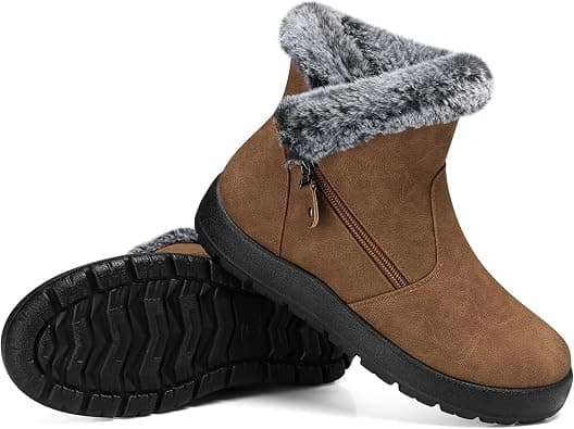 SHIBEVER Winter Boots for Women womens Snow Boot على Amazon.ae - متتبع الأسعار
