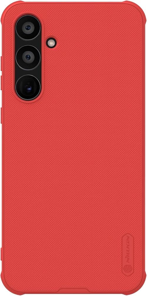 Nillkin Super Frosted Shield Pro Case for Samsung Galaxy S25 Ultra – Matte Anti-Slip Protective Cover with Shock Absorption, Raised Lens Guard & Precise Fit – Red on Amazon.ae - Price Tracker