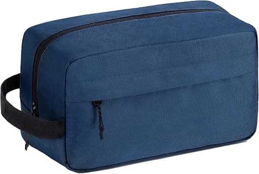 Vorspack Toiletry Bag Hanging Dopp Kit for Men Water Resistant Shaving Bag for Travel, Navy Blue, One Size - Best Deal Finder