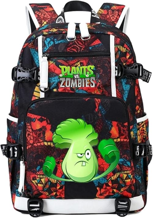 ISaikoy Anime Plants vs. Zombies Backpack Shoulder Bag Bookbag School Bag Daypack Color d on Amazon.ae - Price Tracker