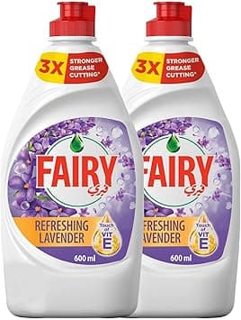 Fairy Lavendar Liquid Dishwashing Soap 600mlx2 - Amazon.ae Price Tracker