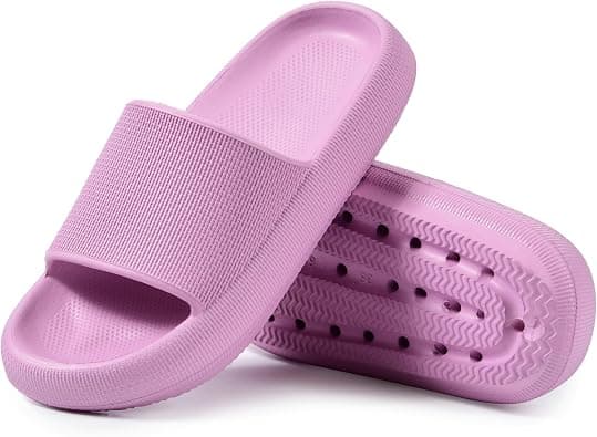 SNEGA Cloud Slides for Women - Lightweight and Comfortable | Non-Slip Soft Cushioned Thick Soles for Picky Feet | Waterproof | Easy to Clean and Quick Drying | Elastic and Durable on Amazon.ae - Price Tracker