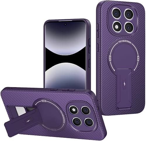 Case Compatible with Redmi Note 15 Pro Plus 5G Camera Protection Magnetic Kickstand Bracket 2 in 1【TPU+PC】Drop Shockproof Purple on Amazon.ae - Price Tracker