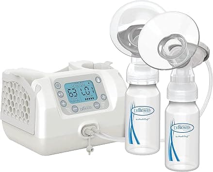 Dr. Brown's Customflow Double Electric Quiet Breast Pump with SoftShape Silicone Shields on Amazon.ae - Price Tracker