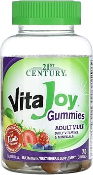 21st Century Vitajoy Multi Gummies, Orange, Cherry and Strawberry, 75 Count on Amazon.ae - Price Tracker
